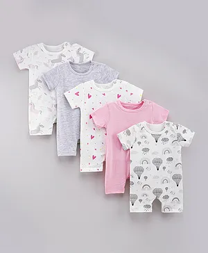 SAPS Pack of 5 Romper - Multicolor