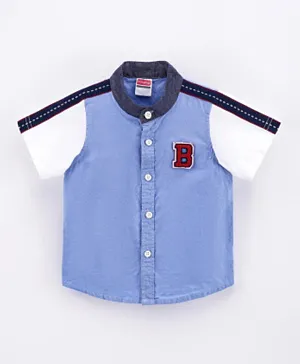 Babyhug Half Sleeves Shirt  - Blue