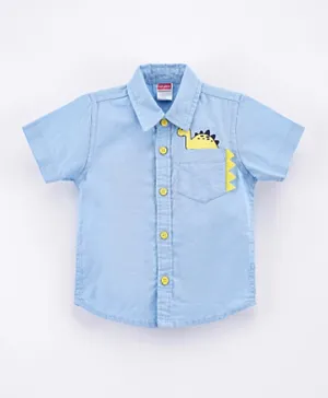 Babyhug Half Sleeves Shirt - Blue