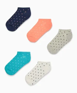 Zippy 5 Pack Ankle Length Socks - Multicolor