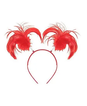 Party Centre Ponytail Headbopper - Red