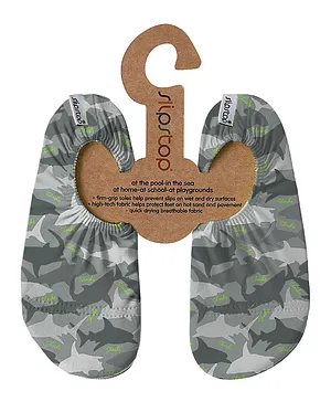 Slipstop Camo Pool Shoes - Grey