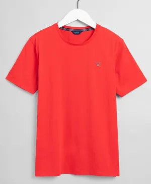 Gant The Original Short Sleeves T-Shirt - Red