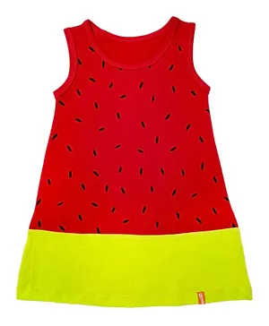 Plan B Watermelon Summer Dress - Red