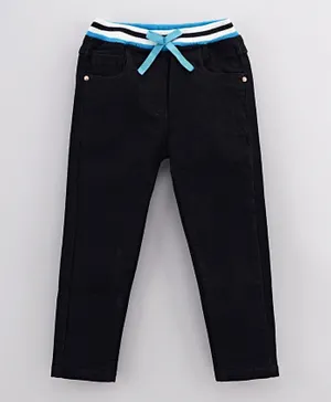 Babyhug Full Length Jeans - Black