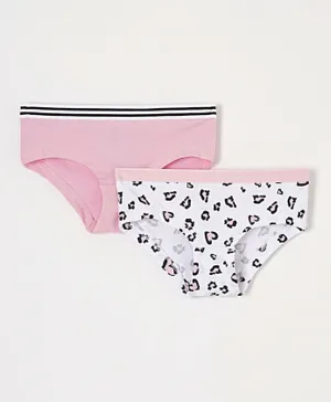 DeFacto 2 Pack Hipster Panties - Multicolor
