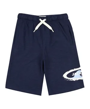 Jack Wills Surf Slub Jersey Shorts - Blue