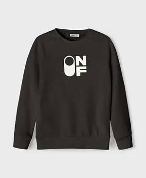 Name It On Of Sweatshirt - Black