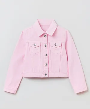 OVS Front Button Cardigan - Pink