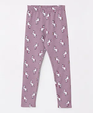 LC Waikiki Unicorn Leggings - Lilac