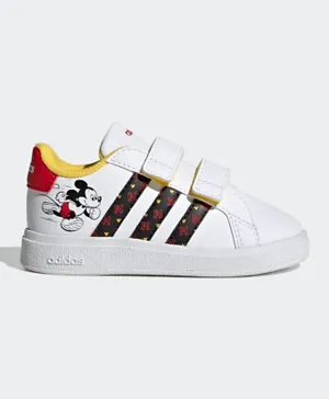 Adidas Disney Mickey Hook and Loop Shoes - White