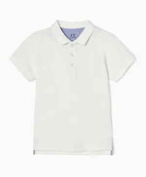 Zippy Polo Shirt - White