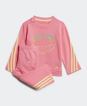 adidas Disney Muppets Sweatshirt with Jogger/Co-ord Set - Bliss Pink