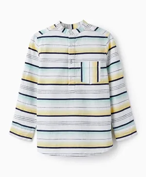 Zippy Cotton Striped Full Sleeves Shirt - Multi Color