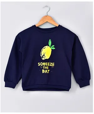 Minoti Basic Crew Sweater - Navy Marl