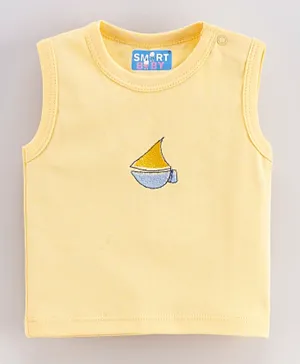 Smart Baby Infant Sleeveless Plain Vest - Blue