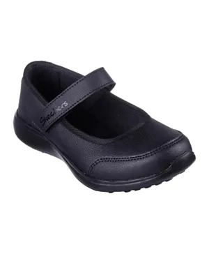 Skechers Microstrides School Shoes - Black