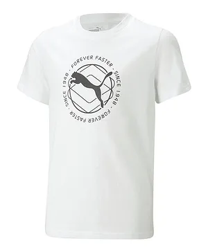 PUMA Active Sports  Graphic Tee - White