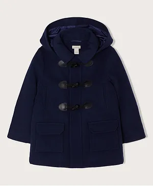 Monsoon Children Duffle Jacket - Dark Blue