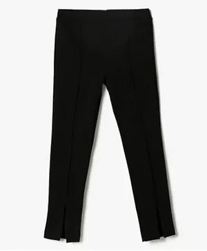 Koton Solid Trousers - Black
