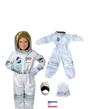 بدلة رائد الفضاء برين جيجلز - أبيض