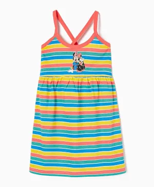 Zippy Minnie Mouse Strappy Dress - Multicolor