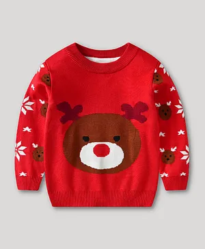 Lamar Baby Christmas  Sweater - Red