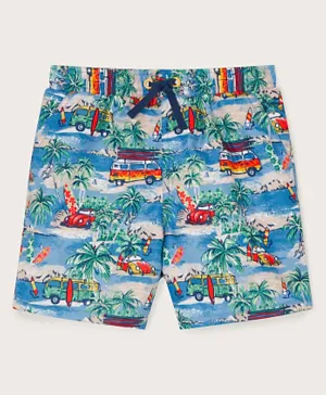 Monsoon Children Campervan Printed Swim Shorts - Multicolor