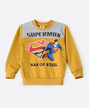 Warner Brother Superman Sweatshirt - Mustard