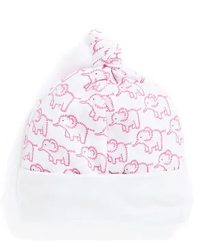 JoJo Maman Bebe Little Elephant Cap - Pink