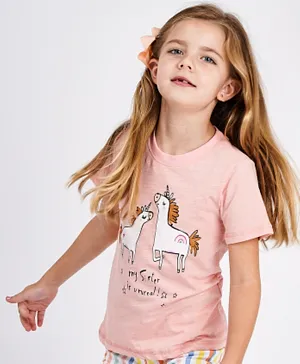 Kookie Kids Short Sleeves T-Shirt - Pink