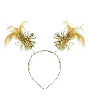 Party Centre Ponytail Headbopper - Golden