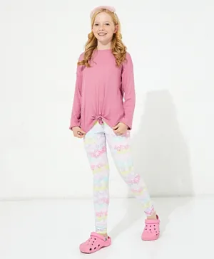 The Children's Place Solid Ribbed Top - Pink