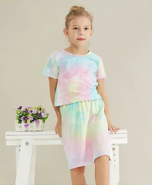 SAPS Top and Skirt Set - Multicolor