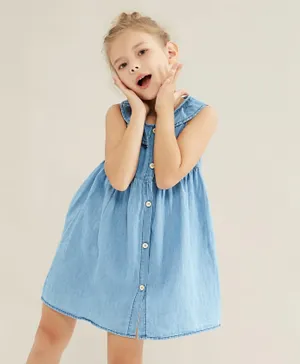 SAPS One Piece Frock - Blue