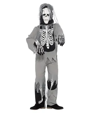 Mad Toys Ghostly Skeleton Costume - Grey