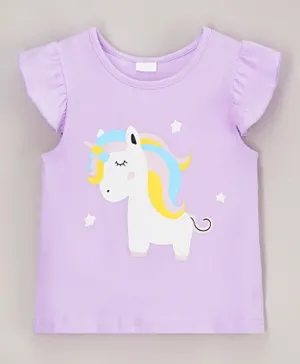 Kookie Kids Unicorn T-Shirt - Purple