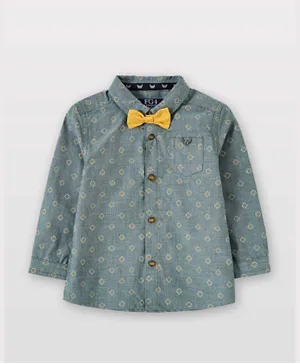FG4 Luther Shirt with Bow Tie - Grey