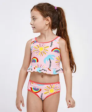 SAPS Two Piece Swimsuit - Pink