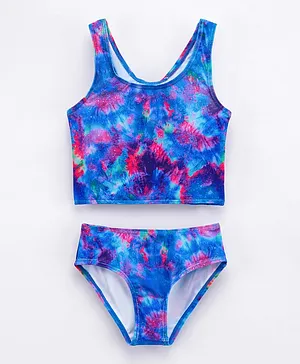 SAPS Two Piece Swimsuit - Blue