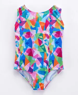 SAPS V Cut Swimsuit - Multicolor