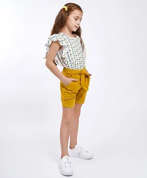 SAPS Top & Shorts - Yellow