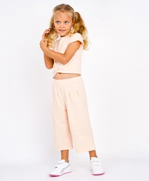 SAPS Solid Top & Pants/Co-ord Set - Pink
