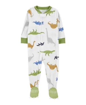 Carter's Dinosaur Sleepsuit - White