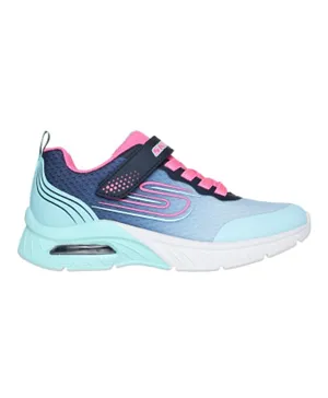 Skechers Microspec Max Plus Shoes - Blue & Pink
