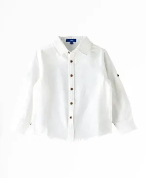جام - قميص كلاسيك قطني - أبيض