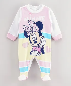 Disney Minnie Mouse Sleepsuit - Light Pink