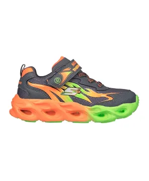 Skechers Thermo-Flash Shoes - Charcoal Orange