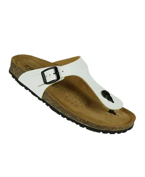 Biochic Boyss Broad Thong Sandals 012-409 230 - White