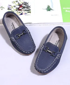 Cute Walk by Babyhug Party Wear Loafer Shoes - Blue